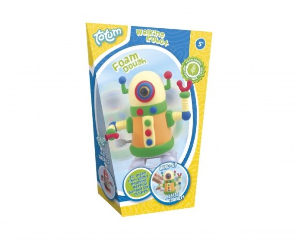 Foam Dough Walking Robot - geel/multi