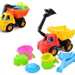 Zandbak auto met accessoires – 7stuks