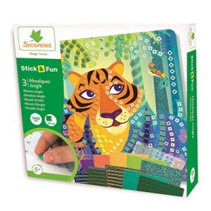 Stick & Fun Pompons – Jungle (3 mozaïeken) 1000stuks