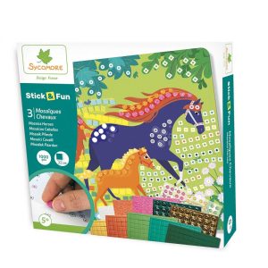 Stick & Fun – Paarden (3 mozaïeken) 1000stuks
