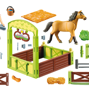 PM DreamWorks Spirit Riding Free – Lucky en Spirit met paardenbox 9478