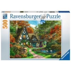 Puzzel (500stuks) – Cottage in de herfst