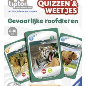 Tiptoi Quizzen & Weetjes – Gevaarlike roofdieren
