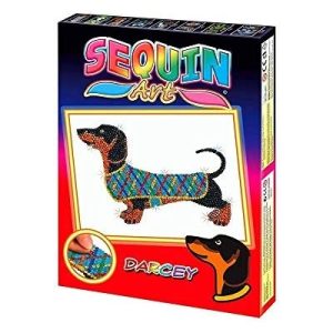 Sequin Art Red – Teckel Darcey