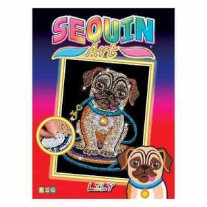 Sequin Art Red – Mopshond Lily