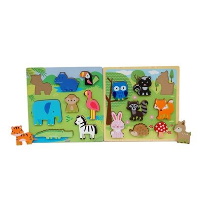 Puzzel (hout) – Dieren