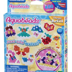 Aquabeads Thema navulling: gouden edelsteenset
