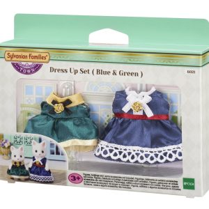 Sylvanian Families – Verkleedset gala (blauw & groen)