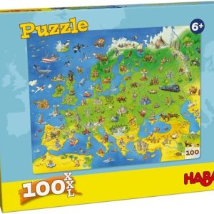Puzzel (XXL) 100stuks – Landen van Europa