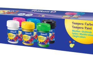 Pelikan Schoolplakkaatverf (potjes) 6x25ml – assorti