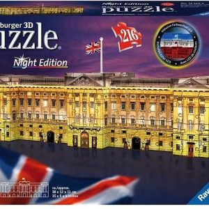 3D Puzzel (216stuks) – Buckingham Palace (London) – Night Edition