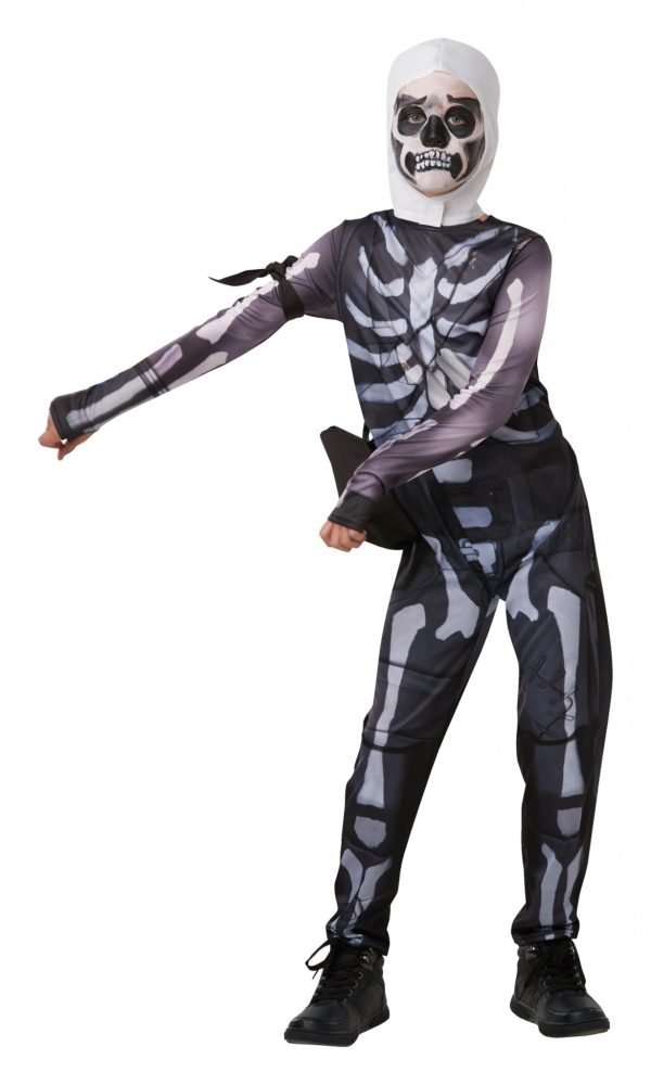 Kostuum Fortnite Tween Skull Trooper jumpsuit