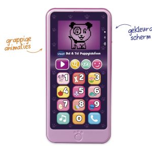 Bel & Tel Puppytelefoon roze