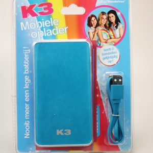 Powerbank K3 blauw