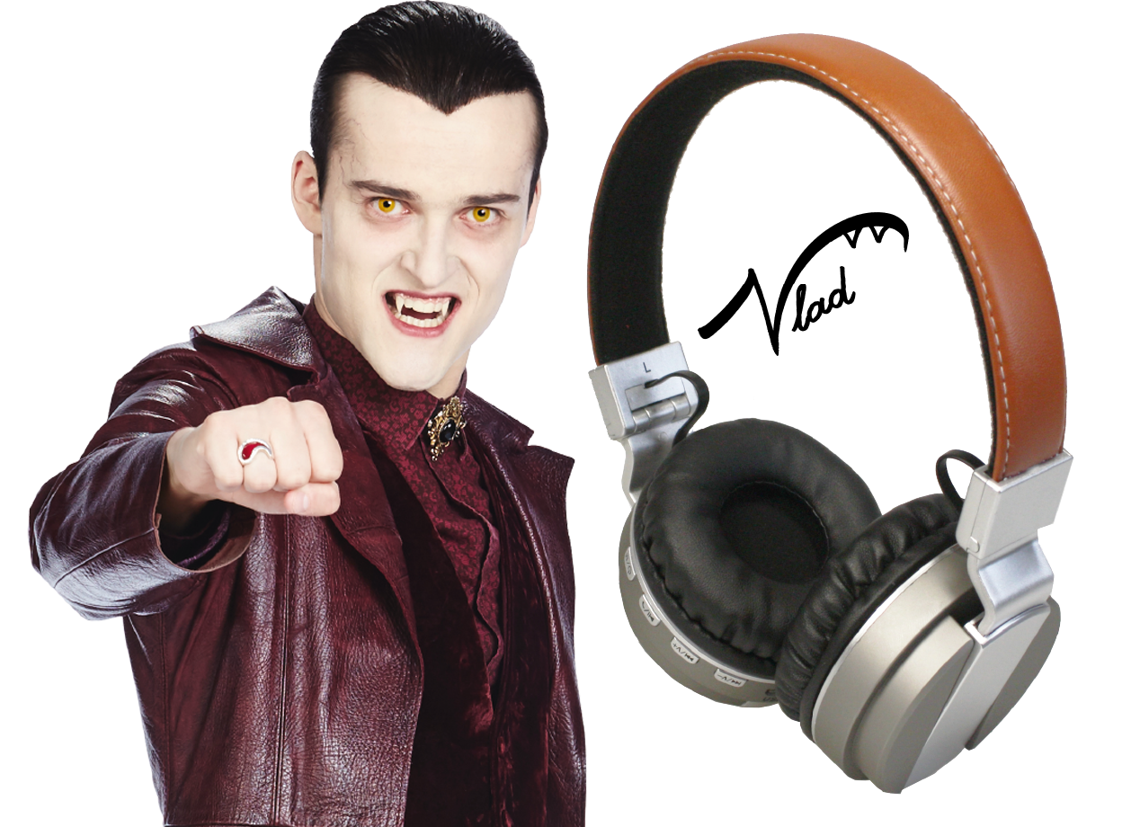 Bluetooth hoofdtelefoon Nachtwacht - bruin - Afbeelding 2