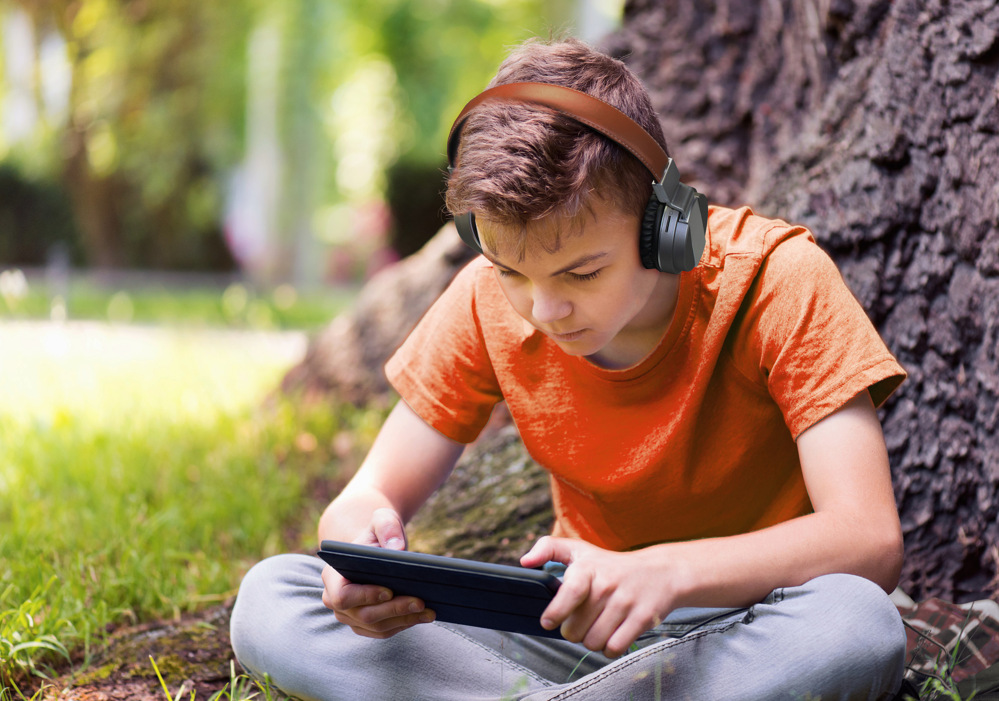 Bluetooth hoofdtelefoon Nachtwacht - bruin - Afbeelding 3