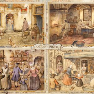 Puzzel (1000stuks) – Anton Pieck – Bakkers uit de 19e eeuw