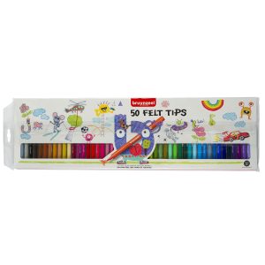 Bruynzeel Kids – Viltstiften Etui – 50stuks