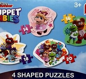 Vormenpuzzel 4-in-1 (14/16/18/20stuks) – Disney Junior Muppet Babies