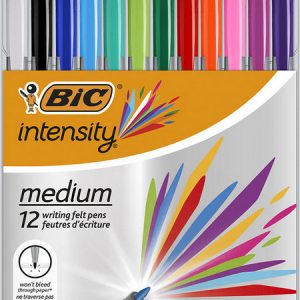 BIC Fineliner INTENSITY Medium – 12stuks (assorti)