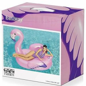 Vlot (173x170cm) – LUXURY FLAMINGO met handvatten