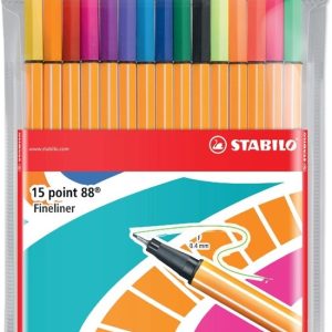 Stabilo Point 88 Fineliner – Etui 15stuks