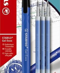 Stabilo Gel Exxx – blauw + 3 vullingen