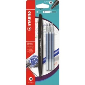 Stabilo Gel Exxx – zwart + 3 vullingen