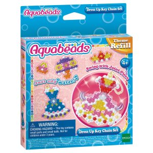 Aquabeads Thema navulling: sleutelhanger set verkleden
