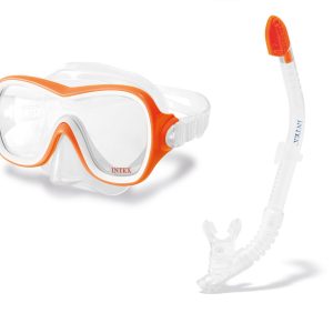 SPORT Duikbril + Snorkel “Wave Rider” – oranje