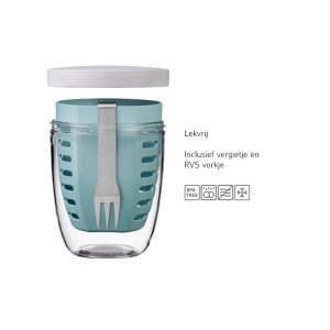 Fruit- & veggiepot Ellipse (600ml) – Wit