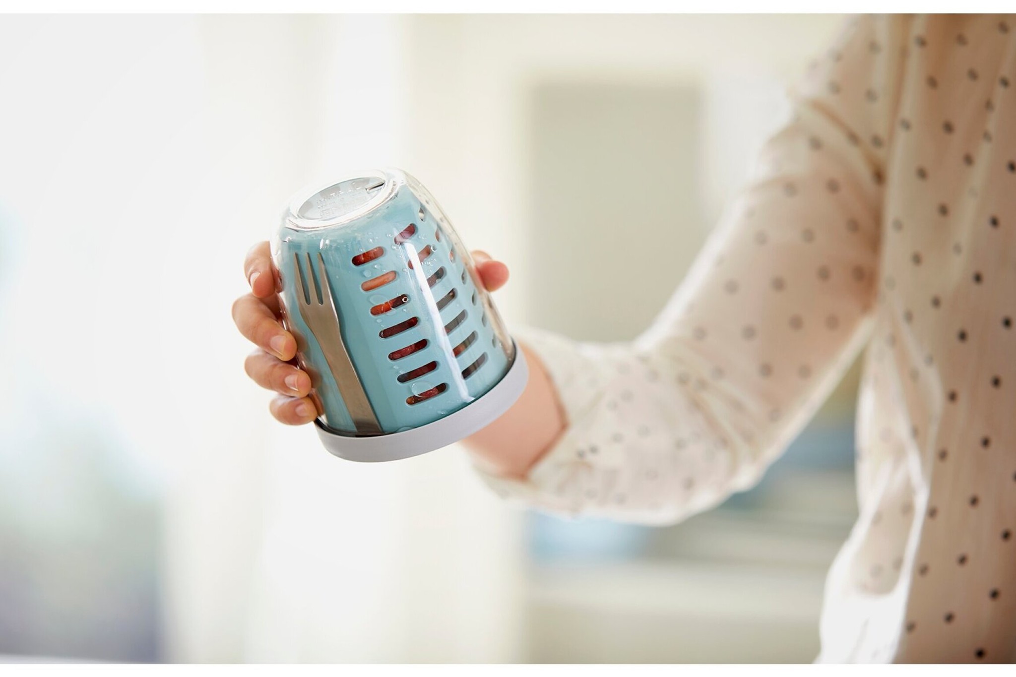 Fruit- & veggiepot Ellipse (600ml) - Nordic denim - Afbeelding 4