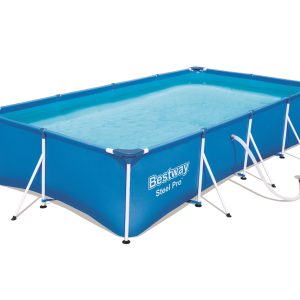 Bestway Steel Pro Rectangular Splash Frame Pool (400x211x81cm)