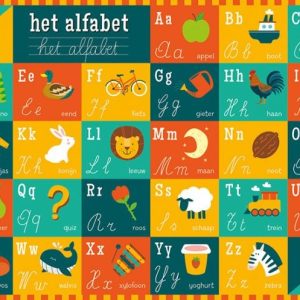 Educatieve onderleggers – Het alfabet