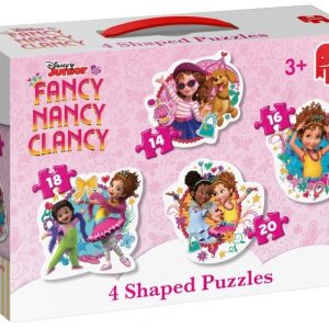 Vormenpuzzel 4-in-1 (14/16/18/20stuks) – Disney Juniors Fancy Nancy