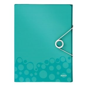 Leitz WOW Documentenbox PP A4/30mm – ijsblauw