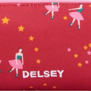 Delsey Pennenetui (rond) 1-vaks – Ballerina (roze)