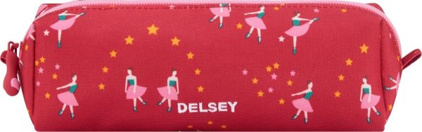 Delsey Pennenetui (rond) 1-vaks - Ballerina (roze)