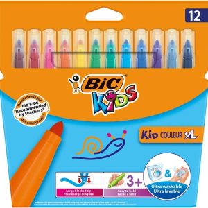 BIC Kids Viltstiften Kid Couleur XL – 12stuks