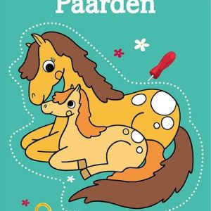 Mijn kleur- en prikblok – Paarden (4+)