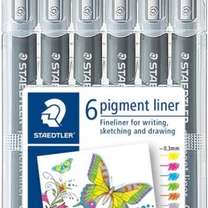 Pigment Liner 0,3mm – 6stuks