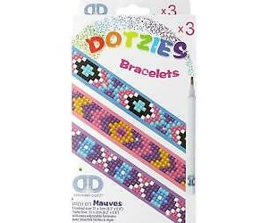 Diamond Dotz – Dotzies Armbanden (3stuks) – mauves