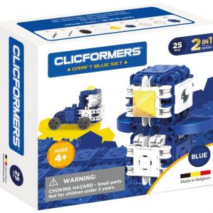 Clicformers – Craft Set Blauw 2-in-1 (25stuks)