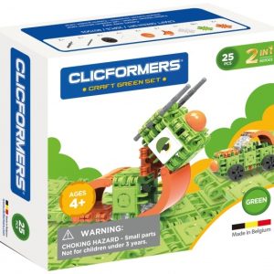 Clicformers – Craft Set Groen 2-in-1 (25stuks)
