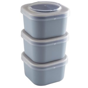 Sigma Home Food to go Lunch bakje (set van 3) – blauwgrijs