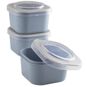 Sigma Home Food to go Lunch bakje (set van 3) – blauwgrijs