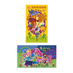 Janod Atelier : Foam Mosaic – Pony’s & Eenhoorns