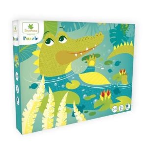 Puzzel (36stuks) – Krokodil (3-5jaar)