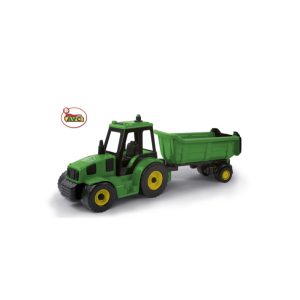 Tractor met aanhanger (81x22x32cm)