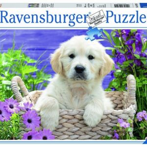 Puzzel (500stuks) – Schattige Golden Retriever